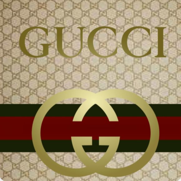 'GUCCI' GOLD~LEAF LOGO DUST BAG 21"×21" DOUBLE RIVET - Picture 10 of 12
